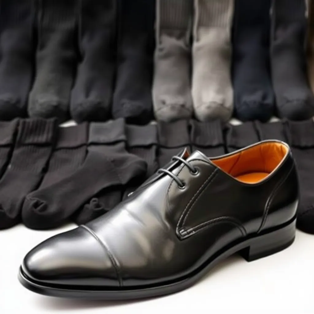 Jakie skarpetki wybrać do czarnych butów?