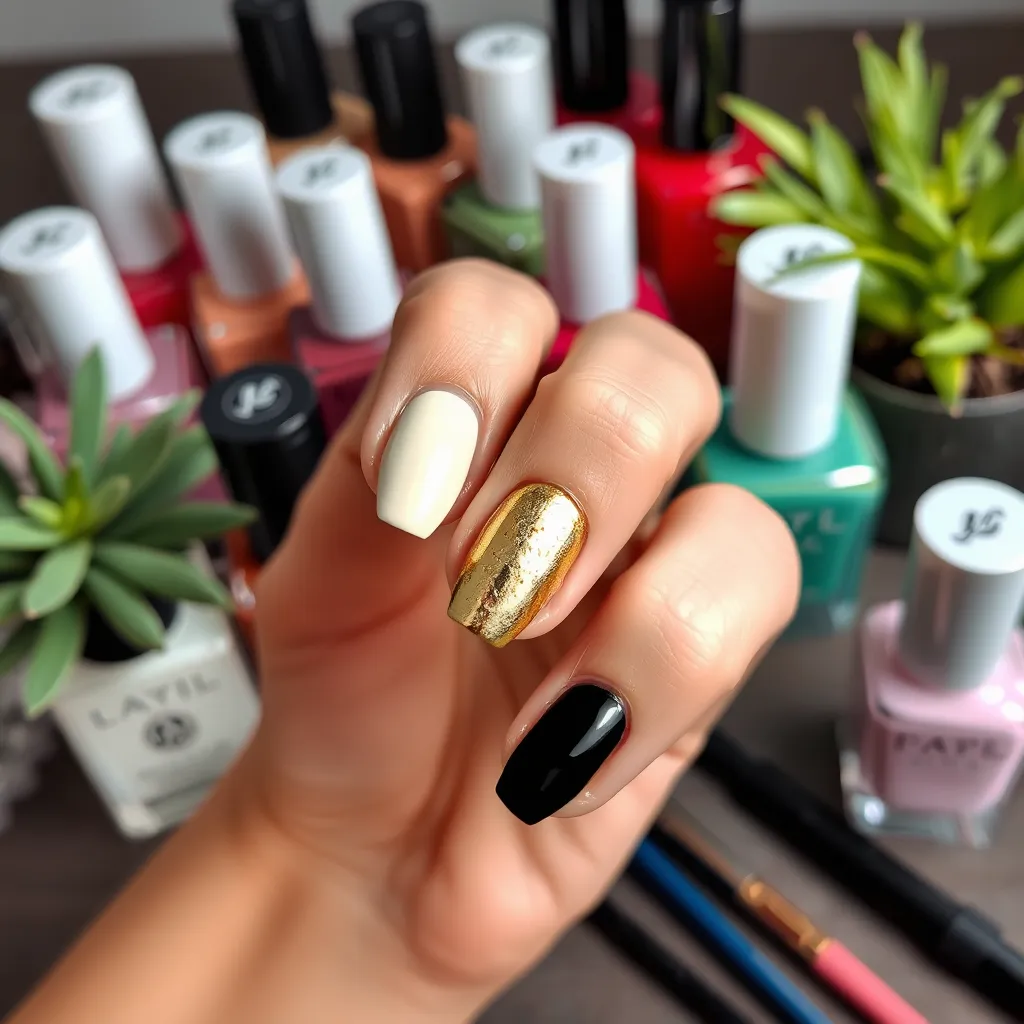 Paznokcie ze złotym akcentem – jak je zrobić?