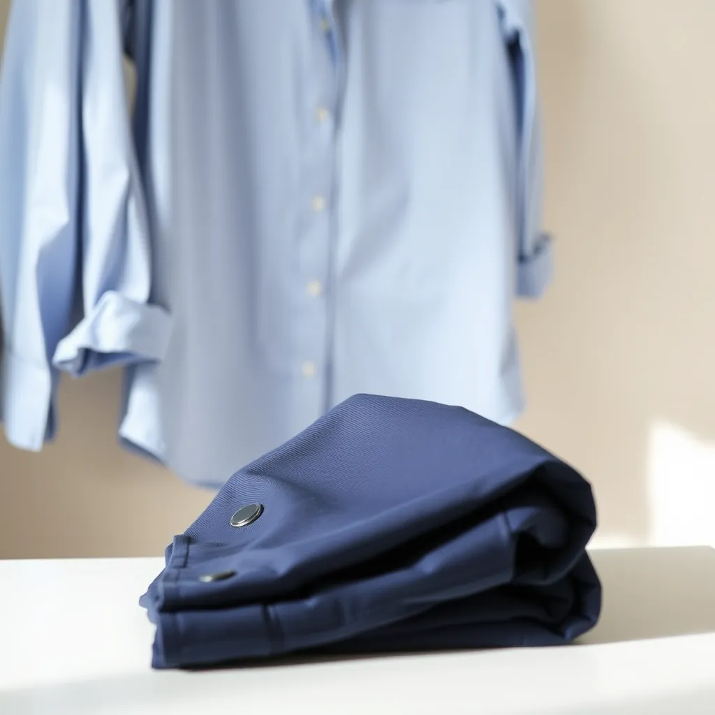 Dopasowanie spodni do niebieskiej koszuli - praktyczne porady