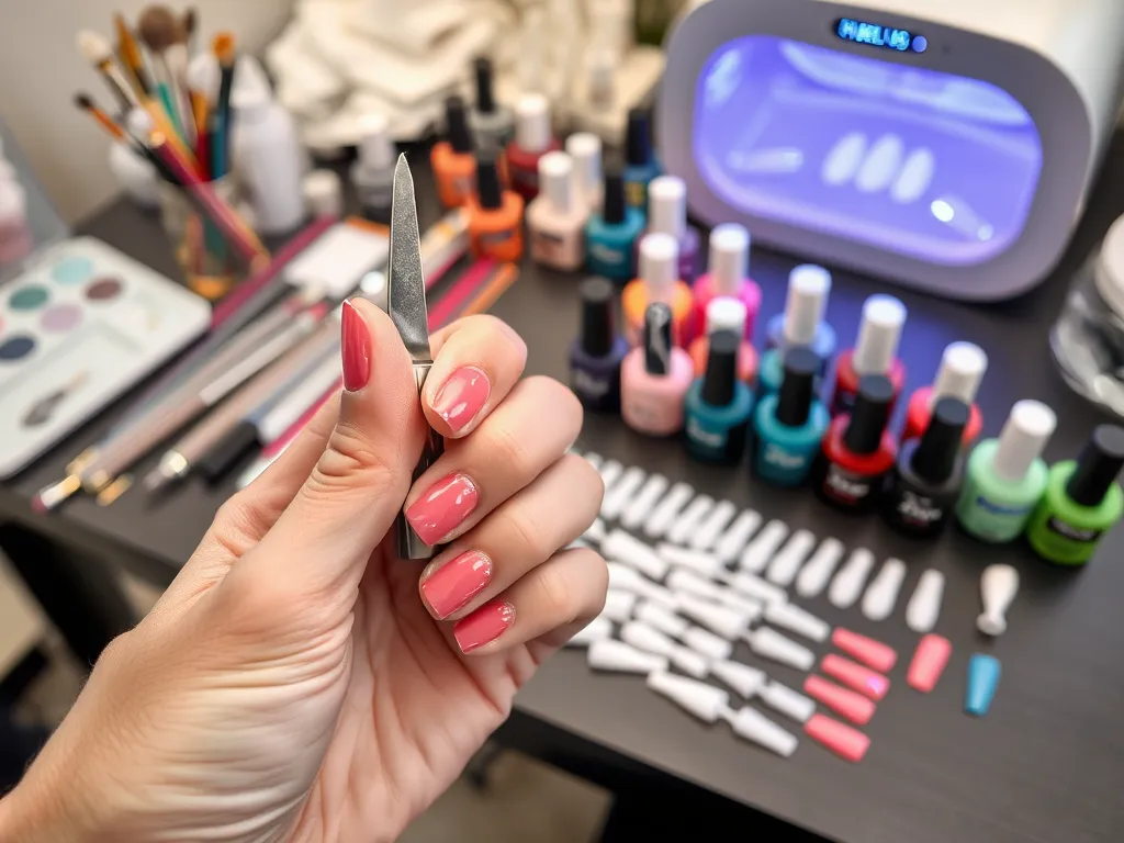 Jak zrobić paznokcie żelowe na tipsie?